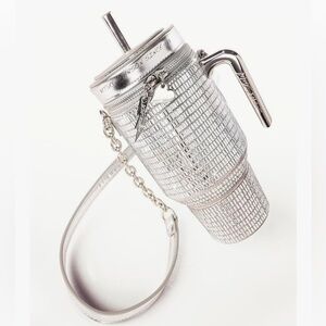NWT Betsey Johnson Kitsch Hydration Honey - Rhinestone Cup Bag- Crossbody